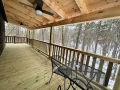 Large Covered Deck with Fans to Enjoy those Summer Nights